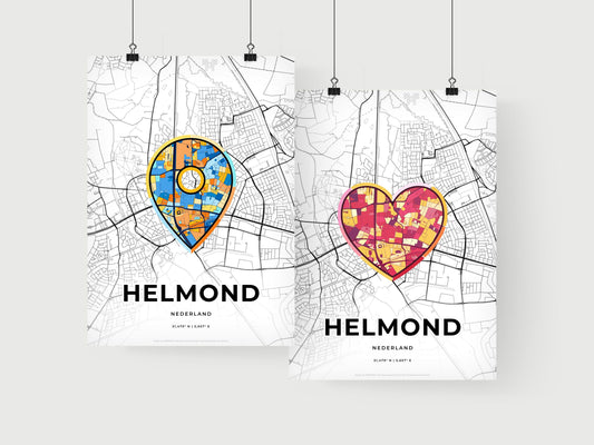 Helmond Netherlands art print for couples