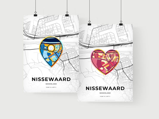 Nissewaard Netherlands art print for couples