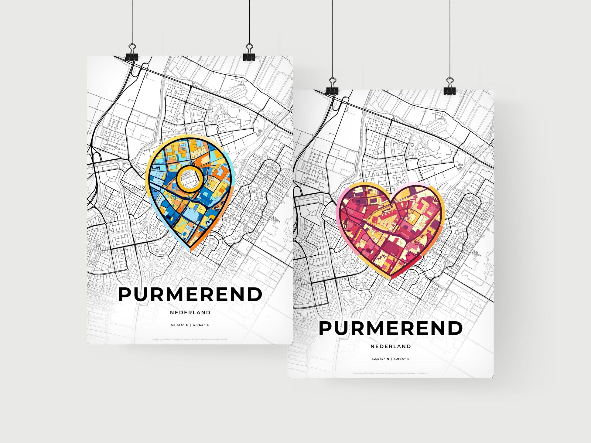 Purmerend Netherlands art print for couples