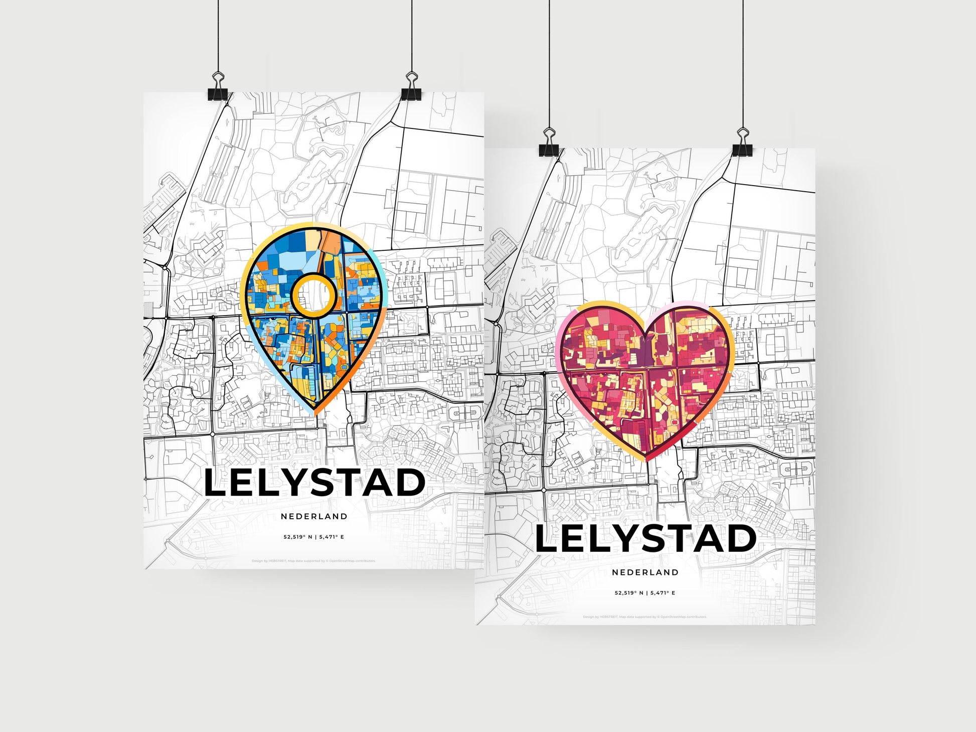 Lelystad Netherlands art print for couples