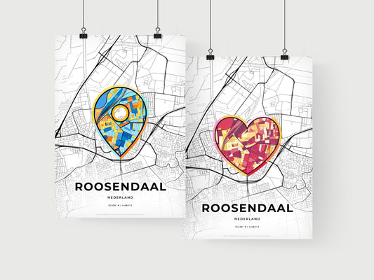 Roosendaal Netherlands art print for couples