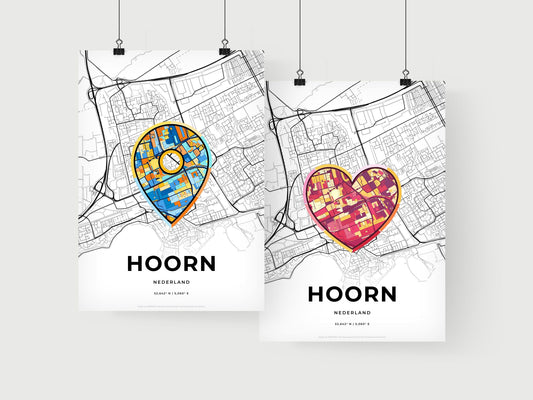 Hoorn Netherlands art print for couples