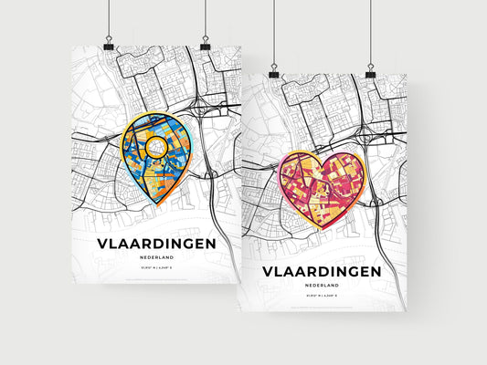 Vlaardingen Netherlands art print for couples