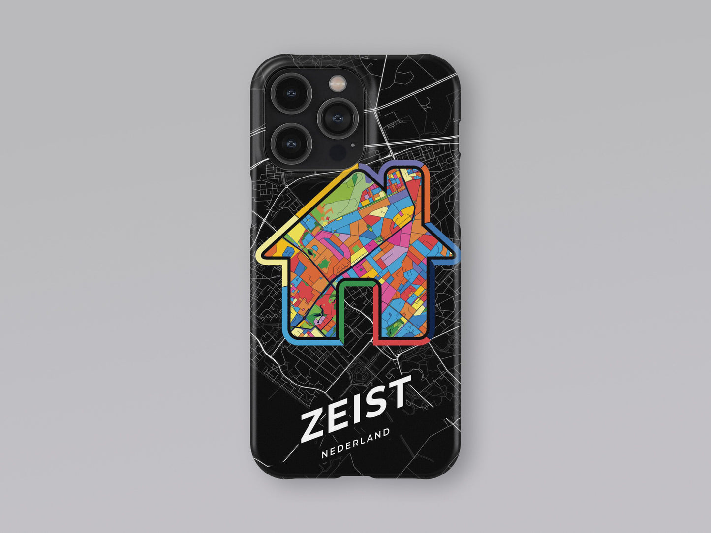 Zeist Netherlands slim phone case with colorful icon 3