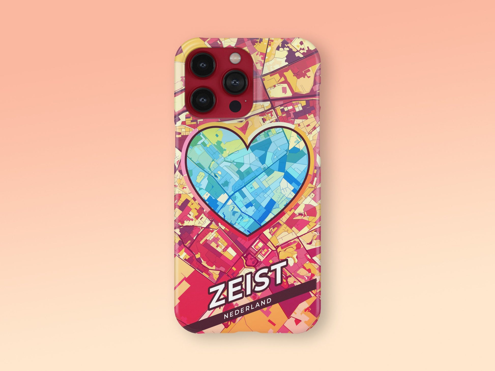 Zeist Netherlands slim phone case with colorful icon 2