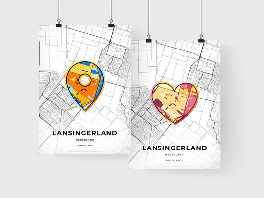 Lansingerland Netherlands art print for couples