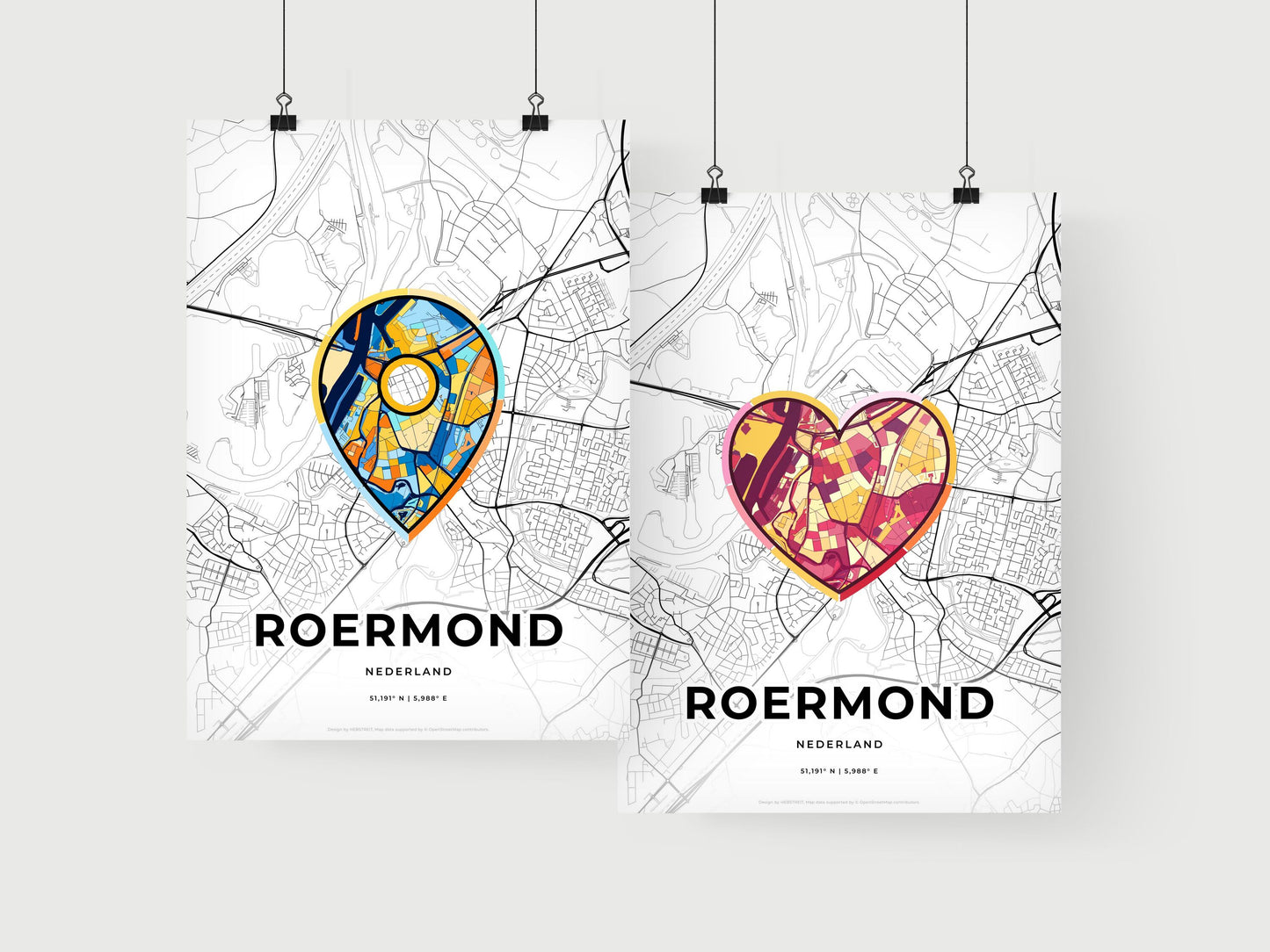 Roermond Netherlands art print for couples
