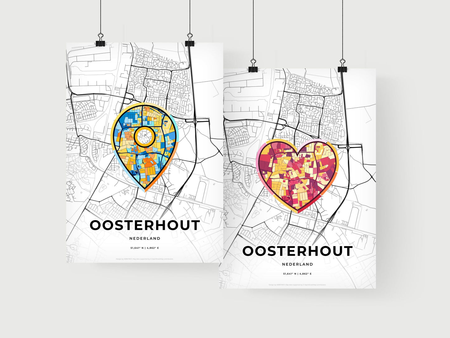 Oosterhout Netherlands art print for couples