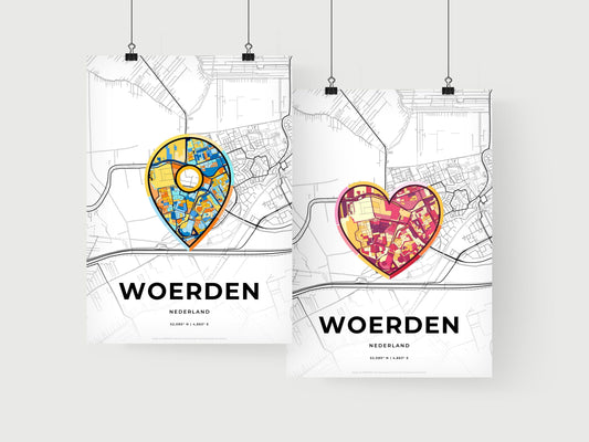 Woerden Netherlands art print for couples