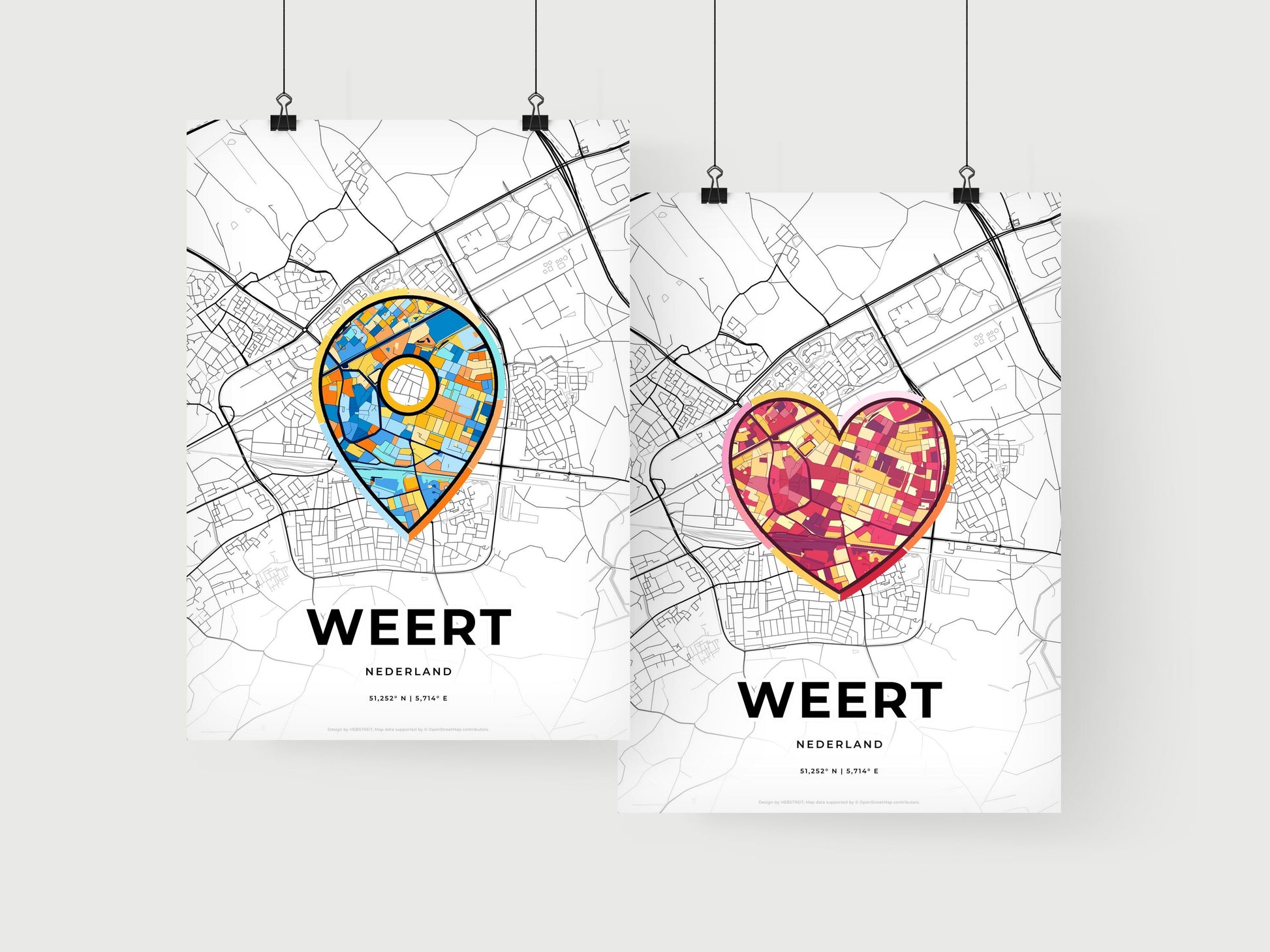 Weert Netherlands art print for couples