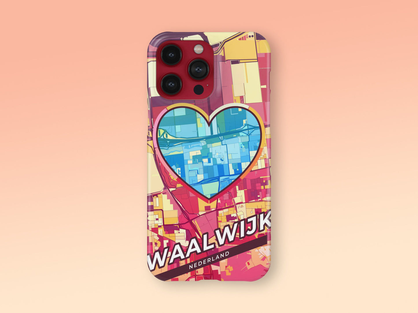Waalwijk Netherlands slim phone case with colorful icon 2