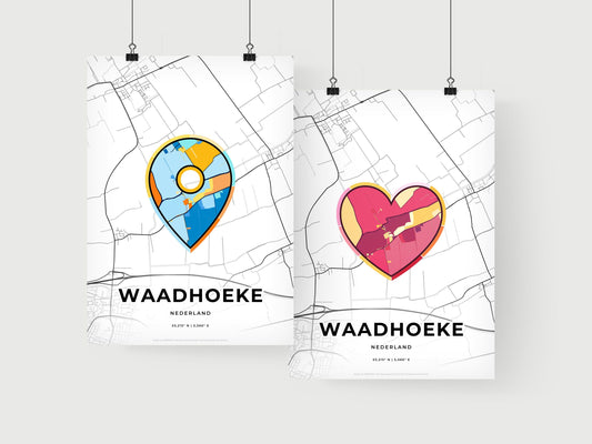 Waadhoeke Netherlands art print for couples