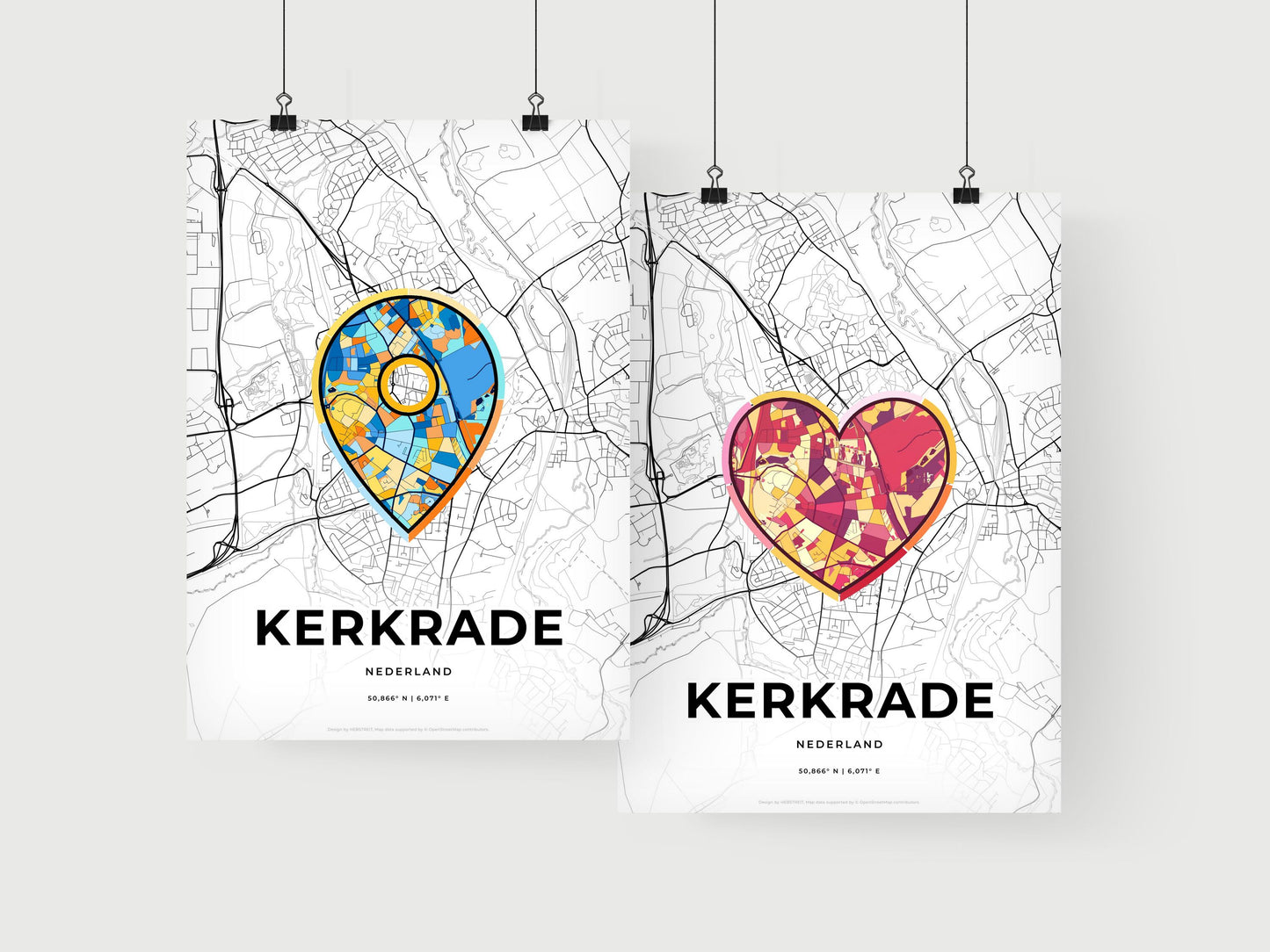 Kerkrade Netherlands art print for couples
