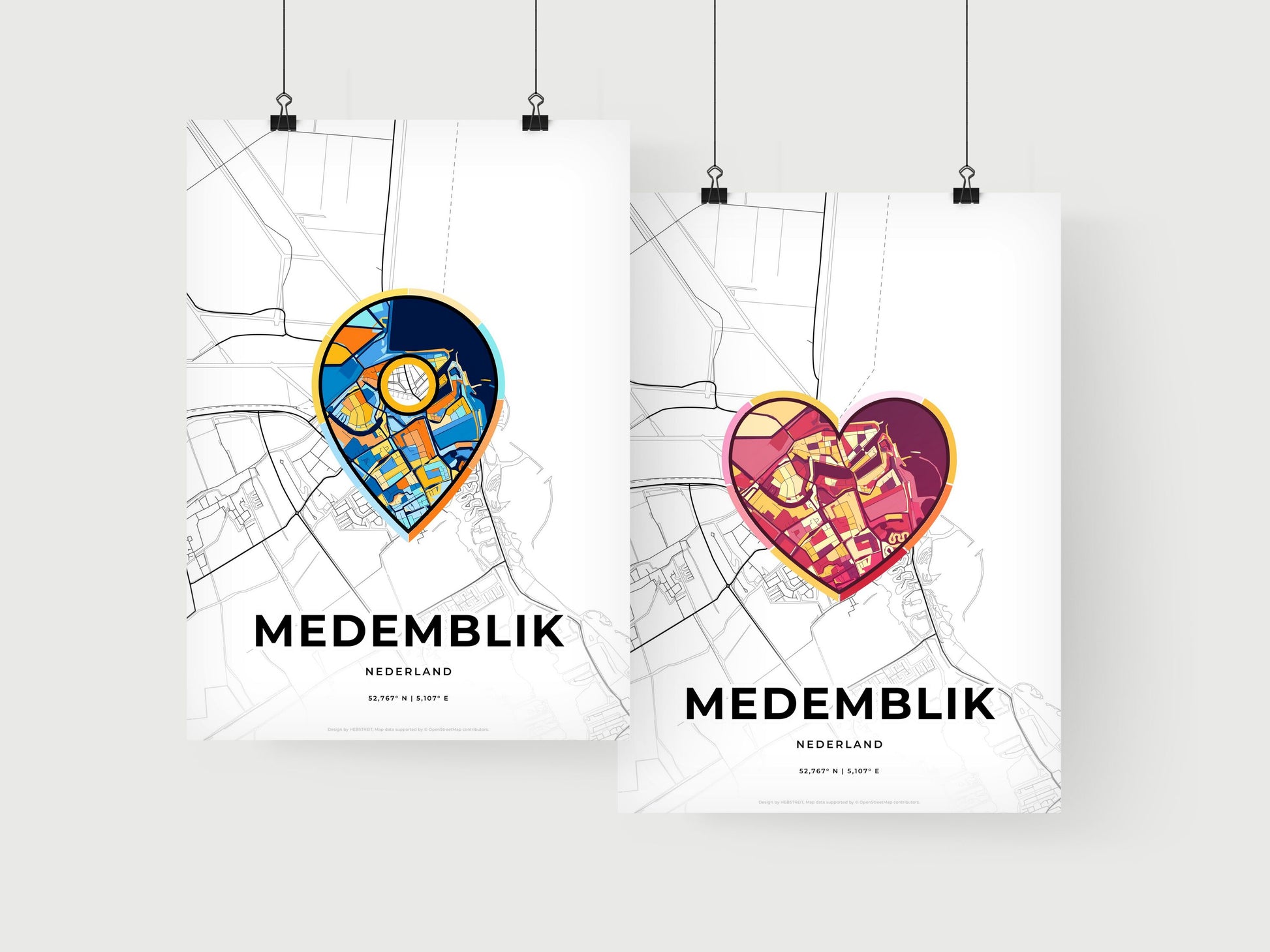 Medemblik Netherlands art print for couples