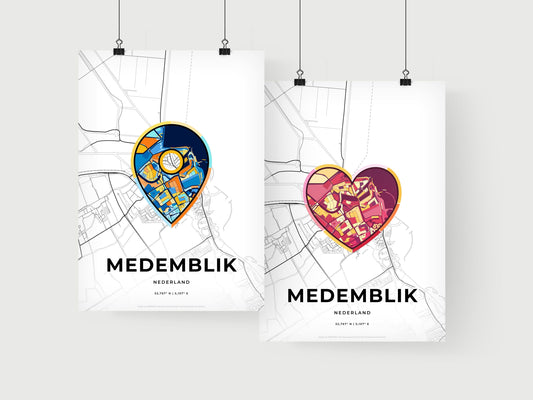 Medemblik Netherlands art print for couples
