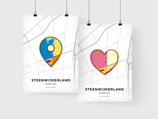 Steenwijkerland Netherlands art print for couples