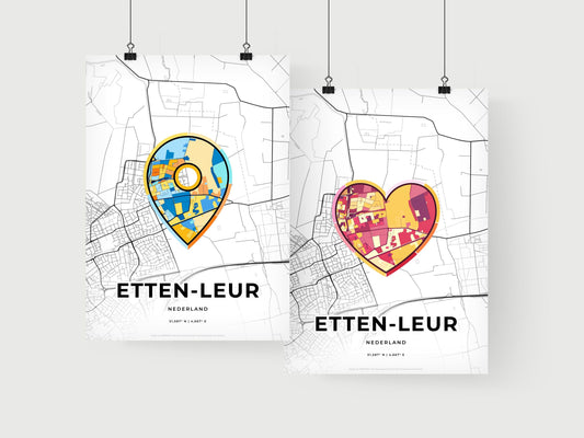 Etten-Leur Netherlands art print for couples