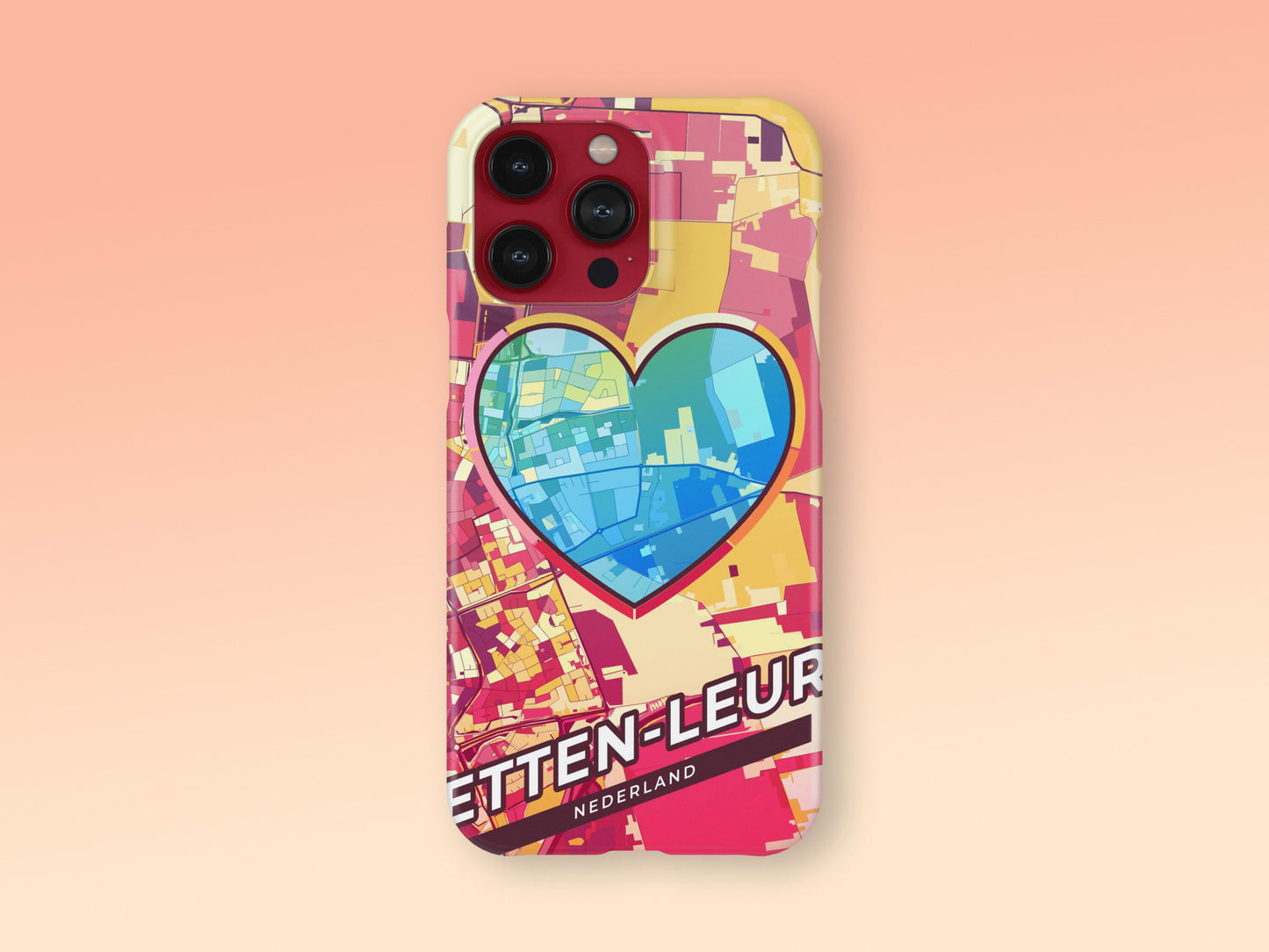 Etten-Leur Netherlands slim phone case with colorful icon. Birthday, wedding or housewarming gift. Couple match cases. 2