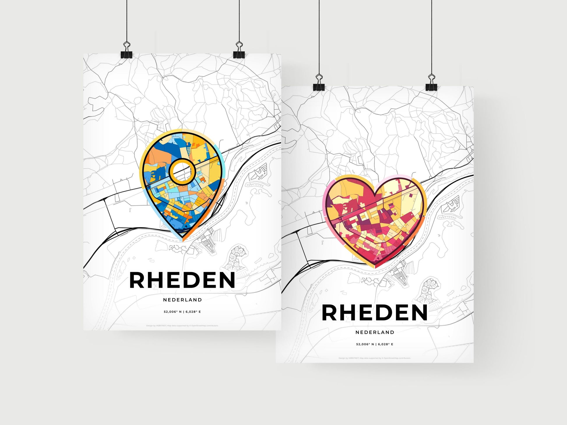 Rheden Netherlands art print for couples