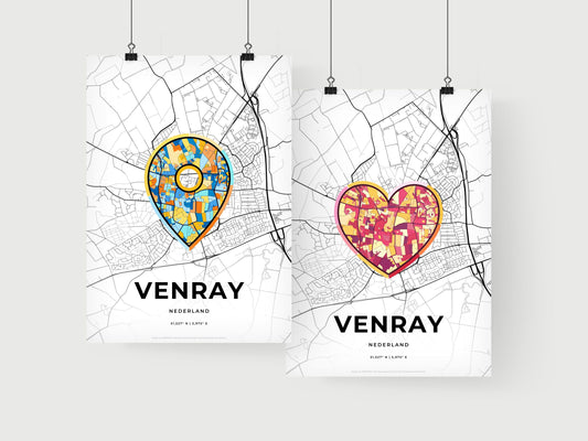 Venray Netherlands art print for couples