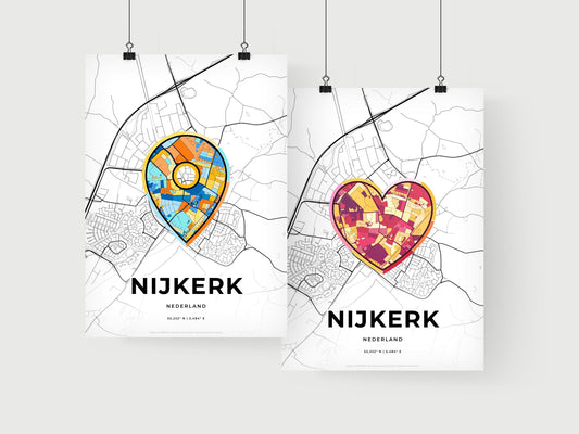 Nijkerk Netherlands art print for couples