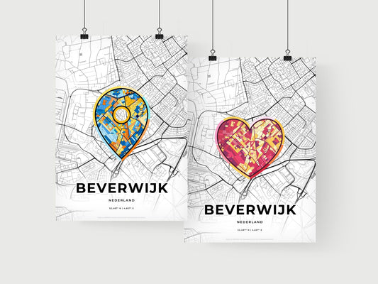 Beverwijk Netherlands art print for couples
