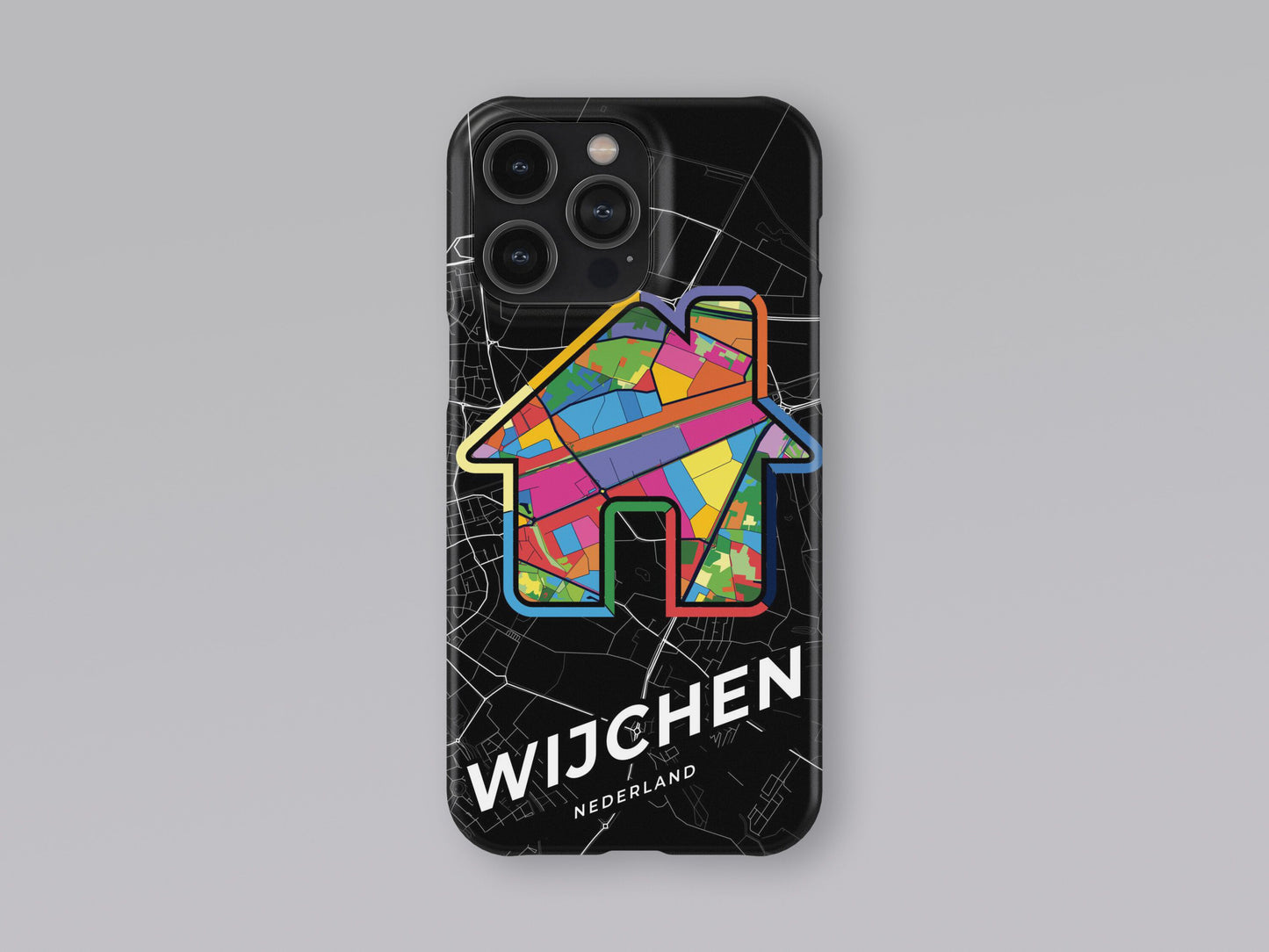 Wijchen Netherlands slim phone case with colorful icon 3