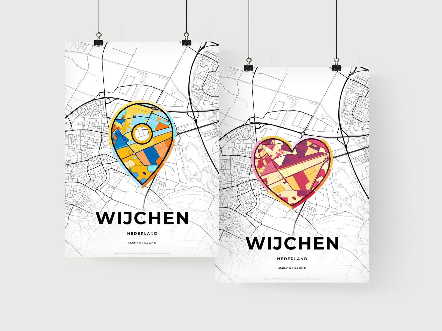 Wijchen Netherlands art print for couples