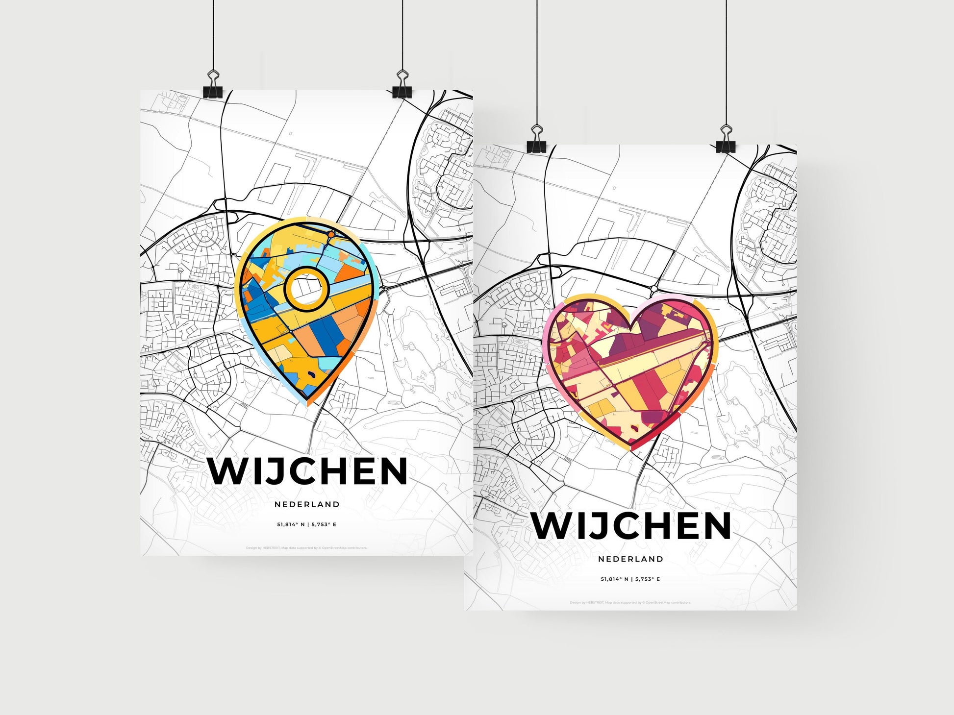 Wijchen Netherlands art print for couples