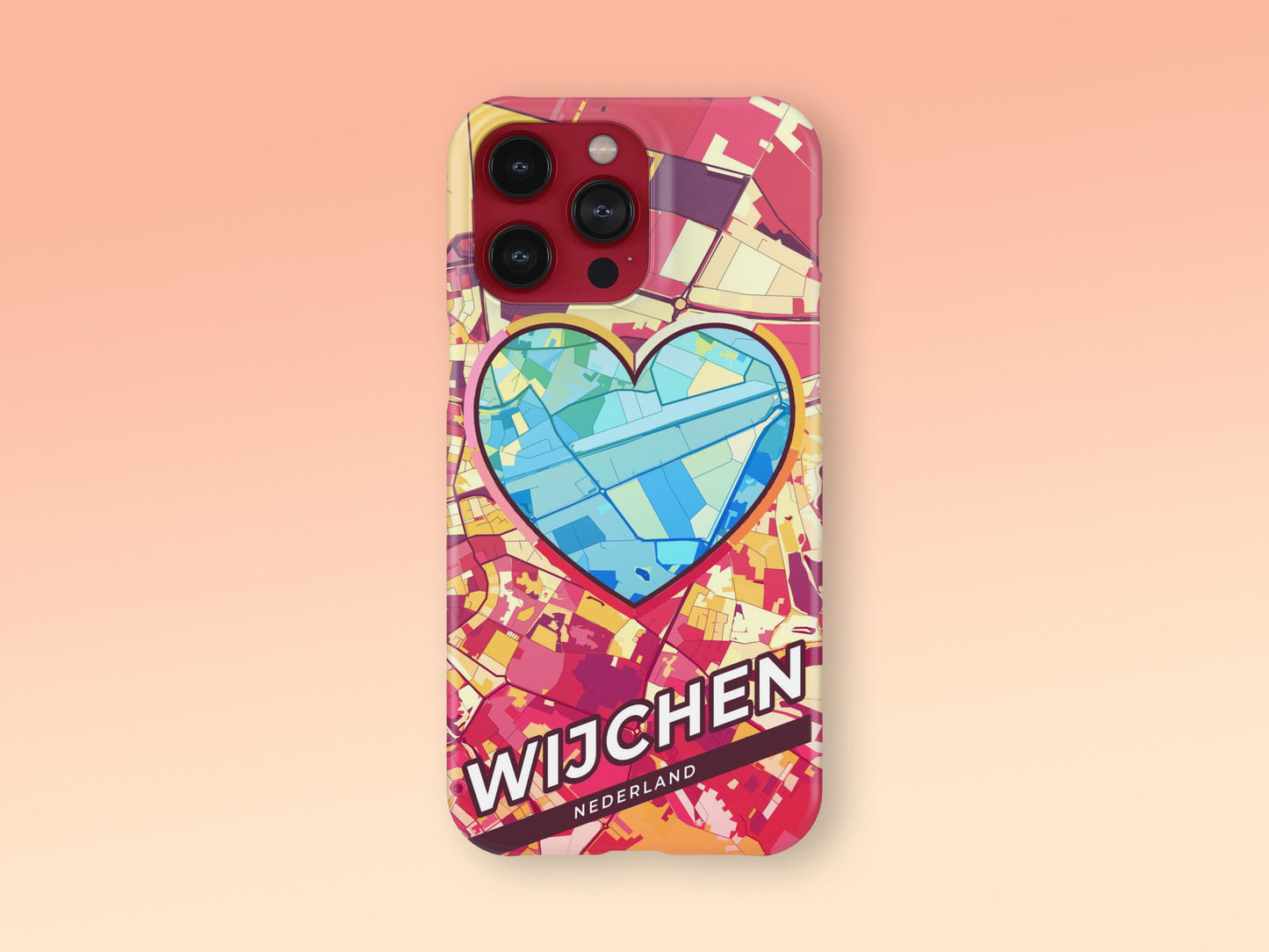 Wijchen Netherlands slim phone case with colorful icon 2