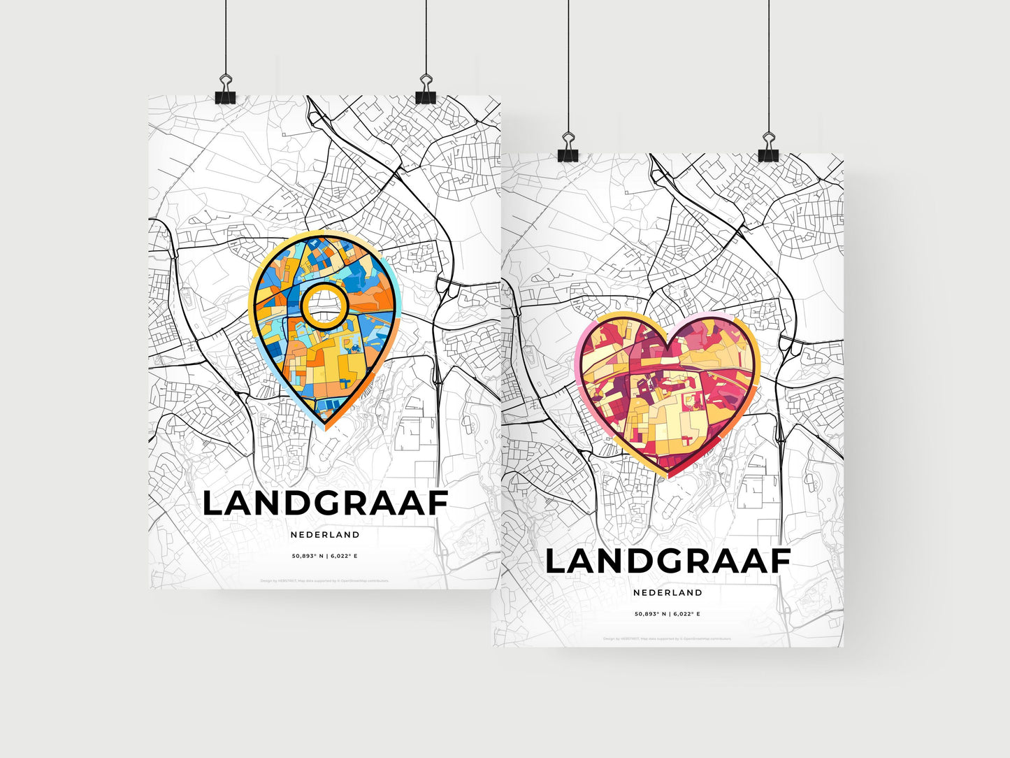 Landgraaf Netherlands art print for couples