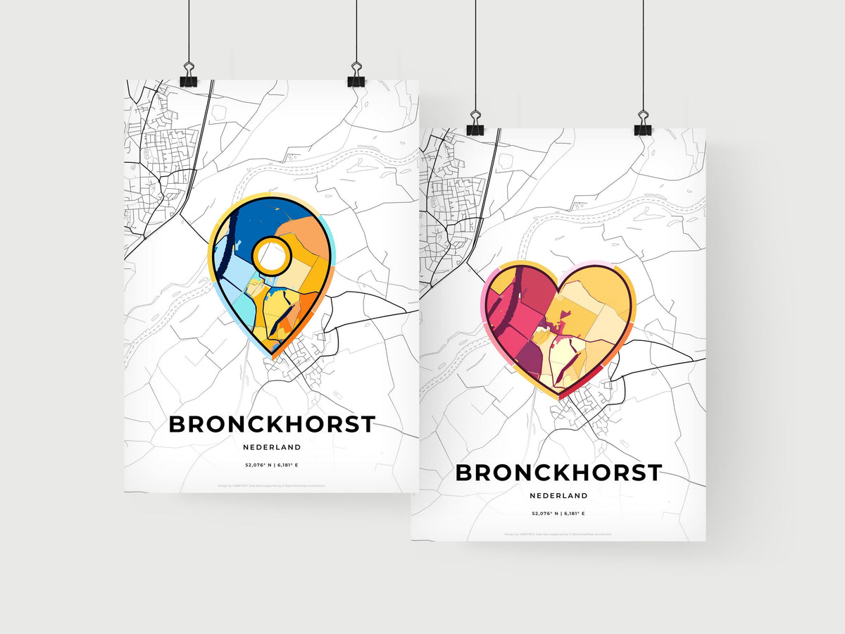 Bronckhorst Netherlands art print for couples
