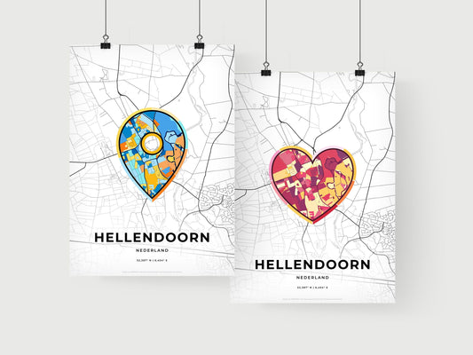 Hellendoorn Netherlands art print for couples