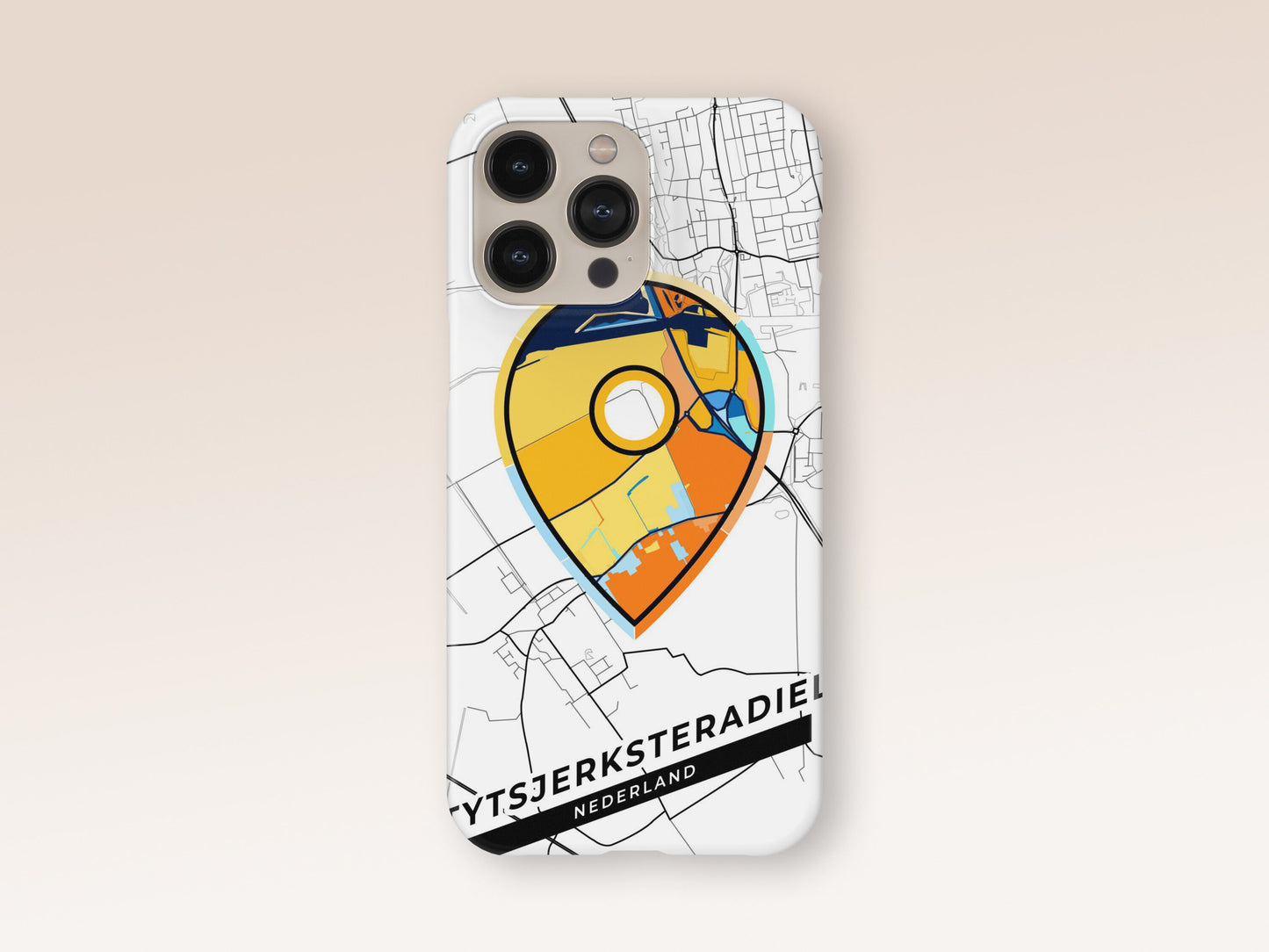 Tytsjerksteradiel Netherlands slim phone case with colorful icon 1