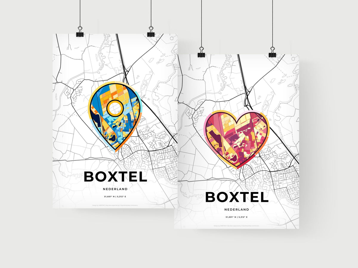 Boxtel Netherlands art print for couples