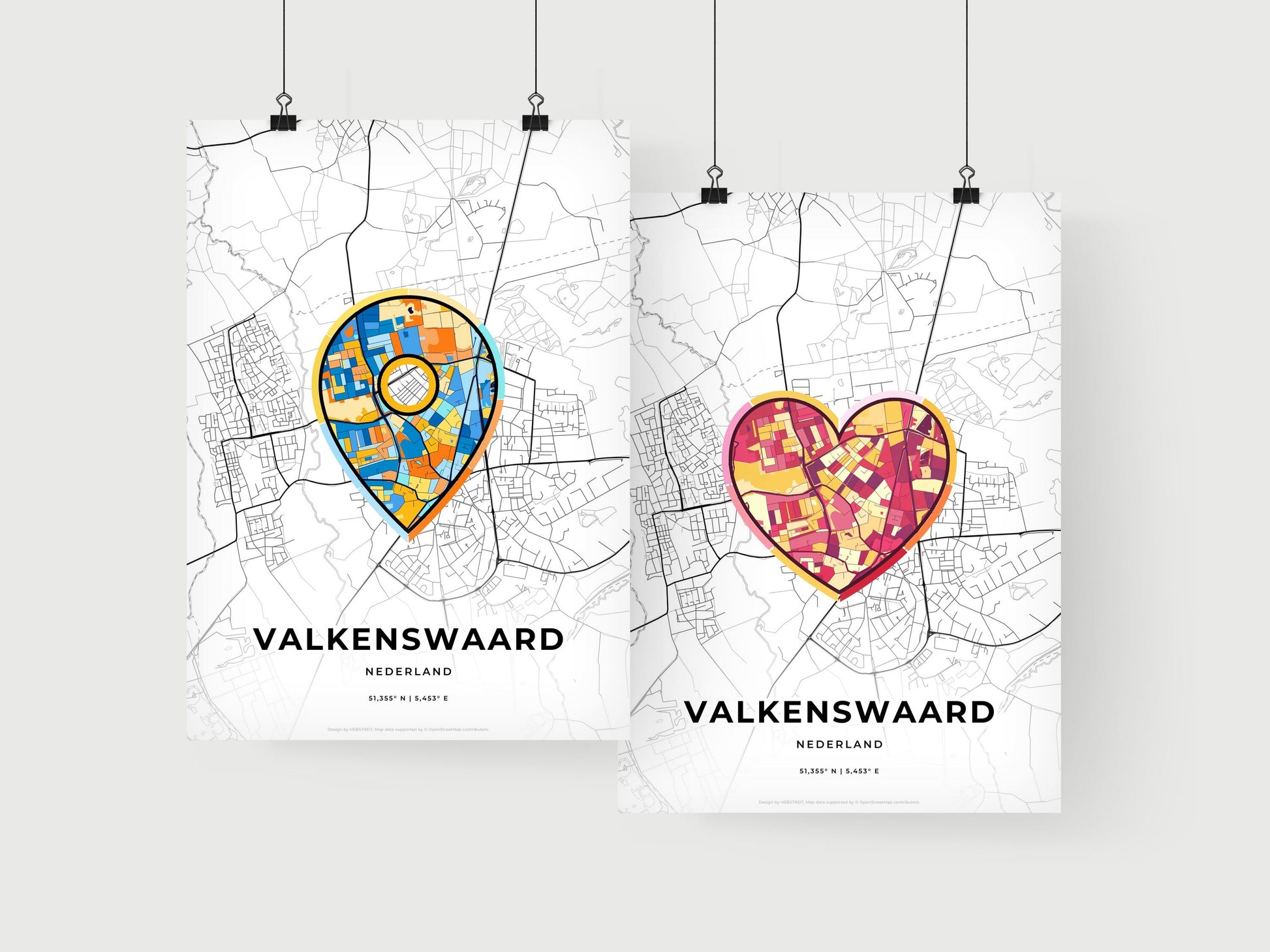 Valkenswaard Netherlands art print for couples