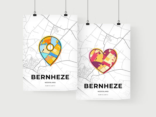 Bernheze Netherlands art print for couples