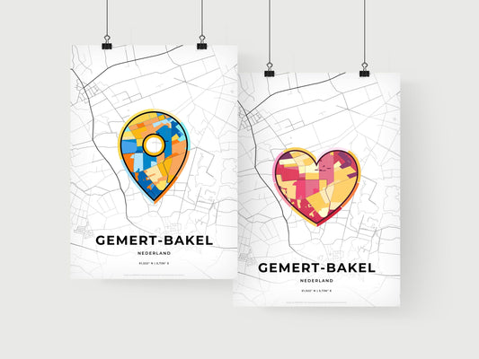 Gemert-Bakel Netherlands art print for couples