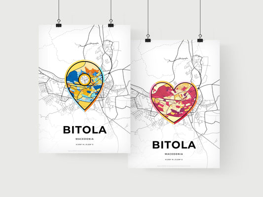 Bitola North Macedonia art print for couples