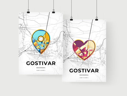 Gostivar North Macedonia art print for couples