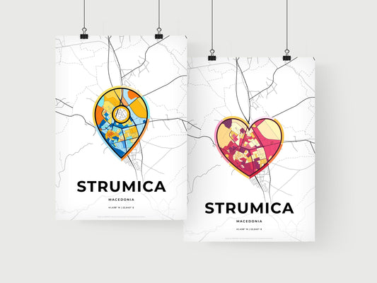 Strumica North Macedonia art print for couples