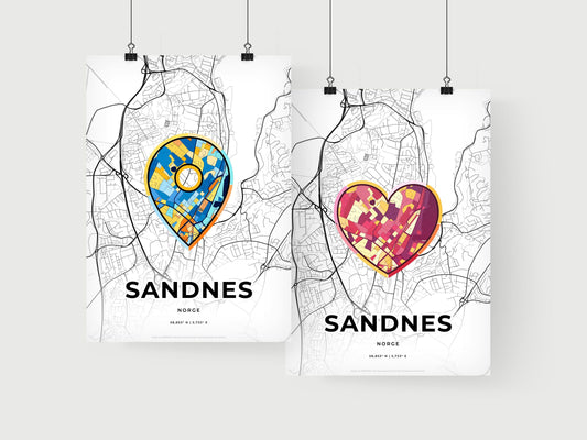 Sandnes Norway art print for couples