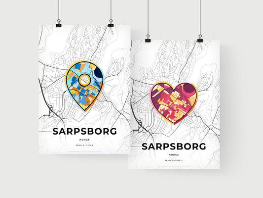 Sarpsborg Norway art print for couples