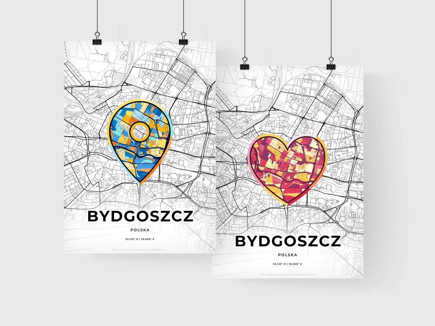 Bydgoszcz Poland art print for couples