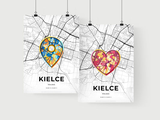 Kielce Poland art print for couples