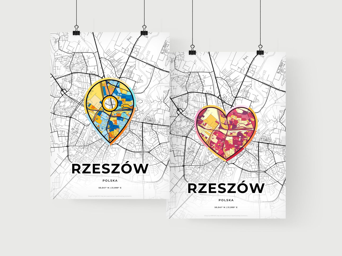 Rzeszów Poland art print for couples