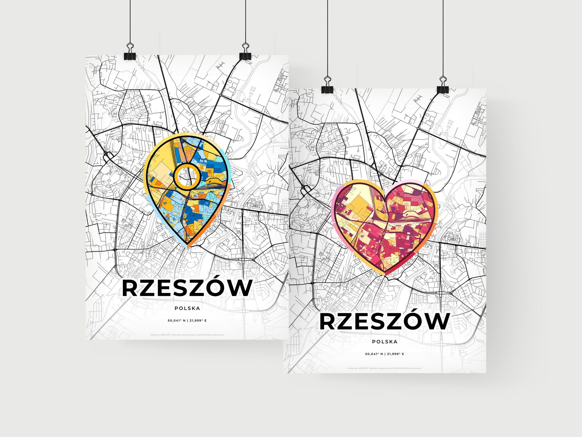 Rzeszów Poland art print for couples