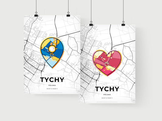 Tychy Poland art print for couples