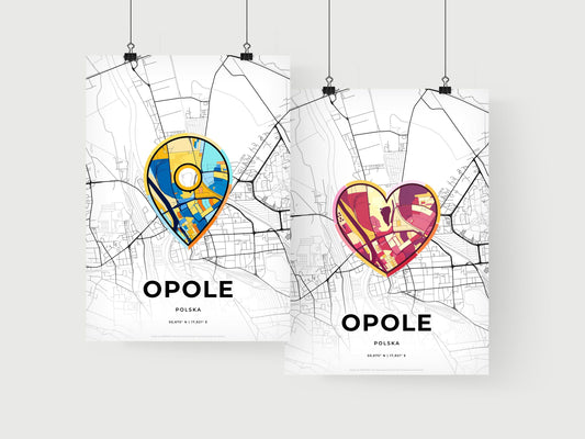Opole Poland art print for couples