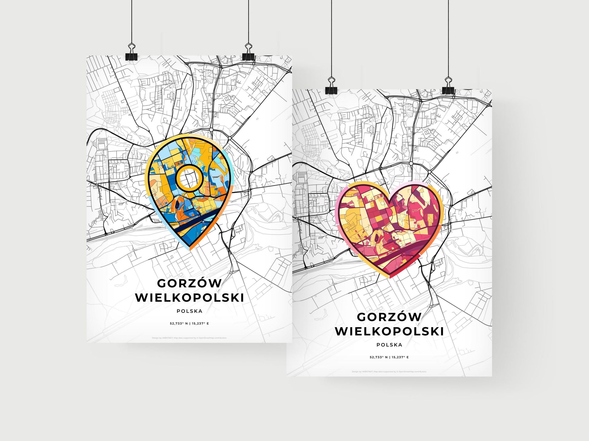 Gorzów Wielkopolski Poland art print for couples